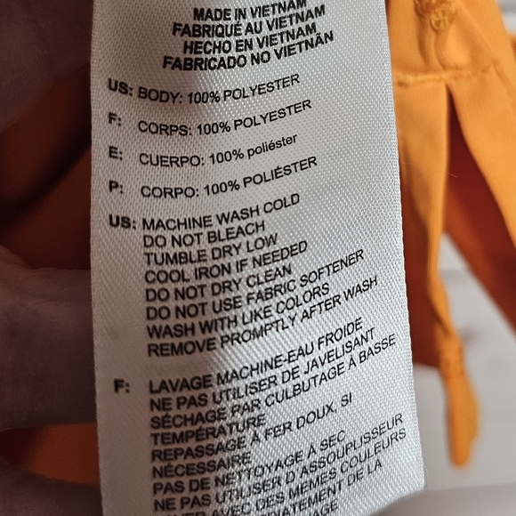 Adidas Puremotion Orange Golf Polo Shirt - Picture 7 of 10